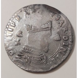 FILIPPO II DI SPAGNA 1556-1598 10 REALI ZECCA DI CAGLIARI
